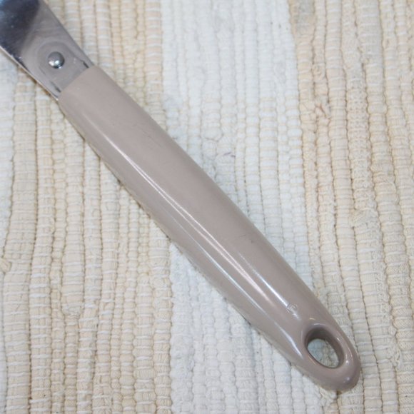 VTG FLINT ARROWHEAD STAINLESS CAKE KNIFE SPATULA WHEAT HARVEST HANDLE 12 3/8 USA - Picture 10 of 13